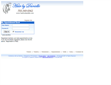 Tablet Screenshot of hairbydanielle.com